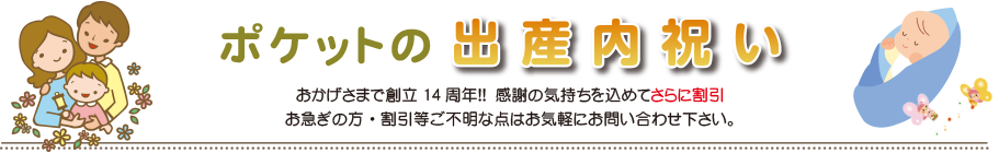 出産内祝い 出産祝い ブライダルポケット